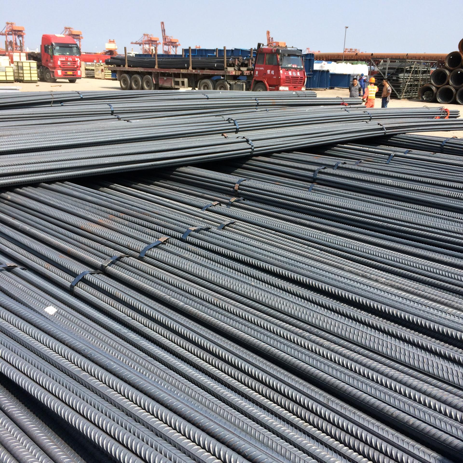 Length 12m 6mm 8mm 10mm 12mm 16mm 20mm Hot Rolled Deformed Steel Bar Rebar Steel Iron Rod for Construction Rebar Steel