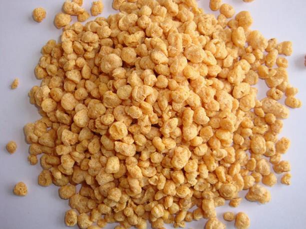 Loose texture Soya Extruder Machine , corn puff making machine