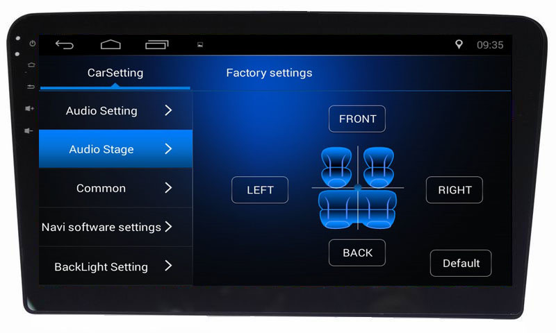 Ouchuangbo 10.1" dvd video player for Volkswagen Santana 2013 with AUX wifi calculator steering wheel control