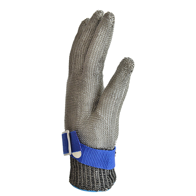 XS-3XL CE/ Stainless Steel Wire A6 Cut Resistant Safety Gloves for Butcher Food Contact
