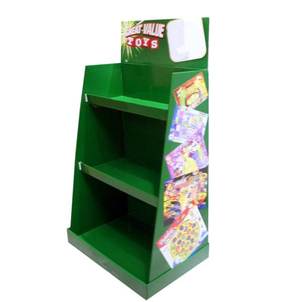 Supermarket Cardboard Display Boxes Customized Heat Insulation