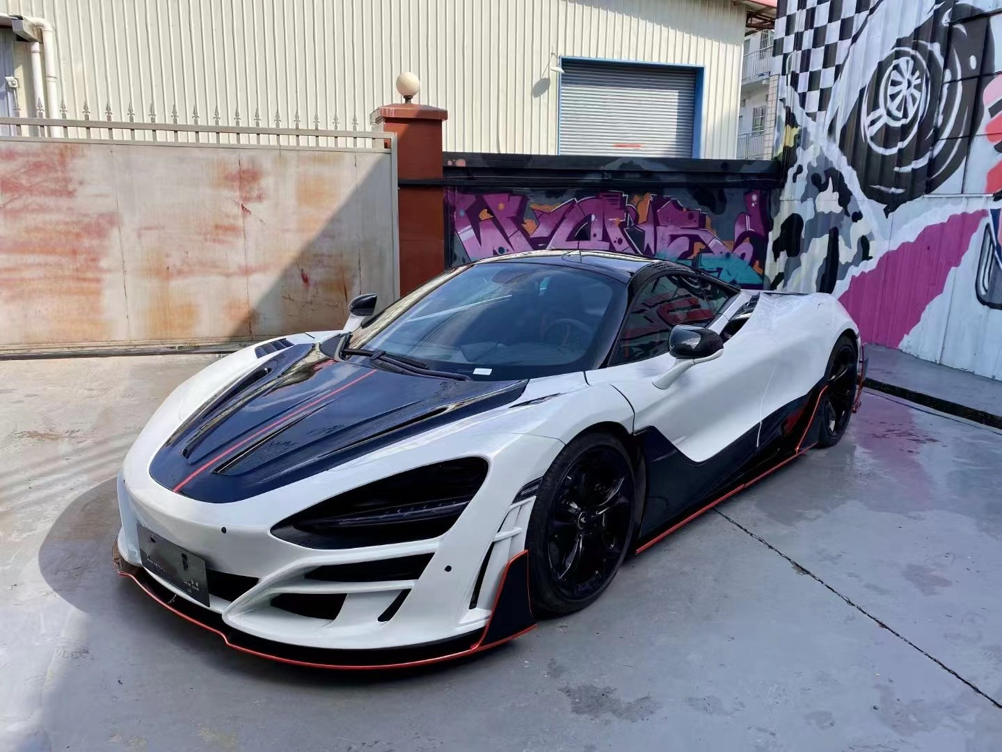 For McLaren 720s Dry Carbon Fiber Body Kit 720s Upgraded MSY-style Carbon Fiber Front and Rear Bumper Spoiler Widebody Kit