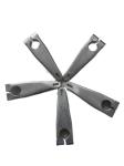 Aluminum Crochet Hook Connecting Rod For Zipper Webbing Machines