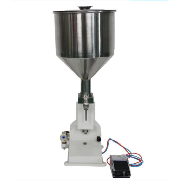 A02 Manual Grade Small Pneumatic Paste Filling Machine 50ml Cream Shampoo Cosmetics Filler for Beverage and Bag Packaging