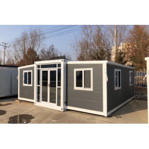 Quality 40ft Expandable Container Home with Galvanized Steel Framework for sale