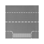 Legoinglys puzzle assembly T-junction intersection straight curve road bottom