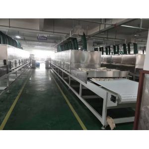 High Efficient Microwave Vacuum Drying Equipment Capacity 1-10T/H