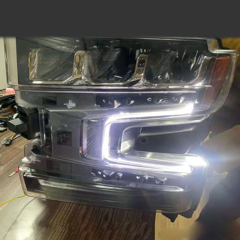 Red LED Headlight Tail Light For Chevrolet SILVERADO 2019 To 2021