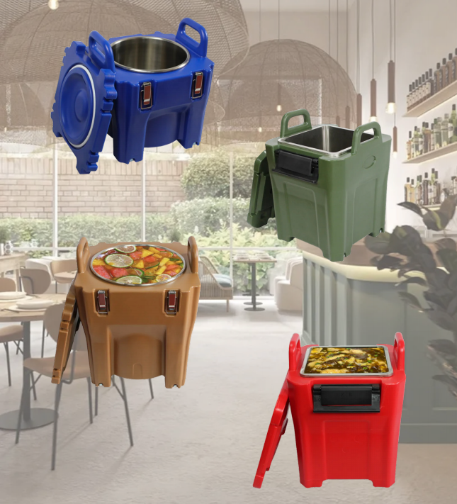 Hot Cold Insulated Soup Carriers 11kg 20L 30L Insulated Food Transport Box