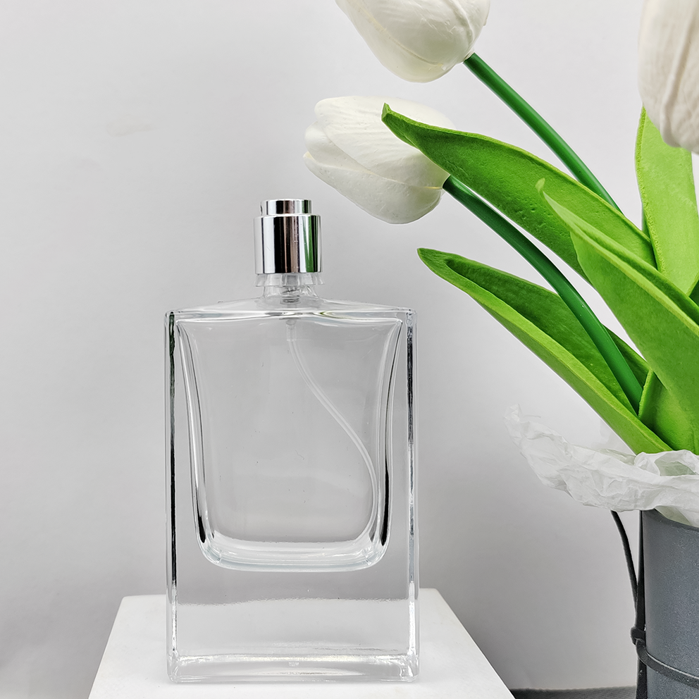 50ml Perfume Bottle with Glass Base Material and Logo Acceptable Customer's Logo