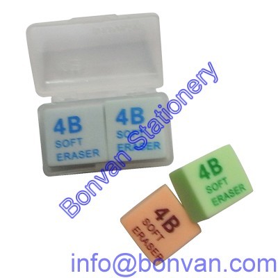 Quality cube eraser,cube shape eraser,printed cube eraser for sale