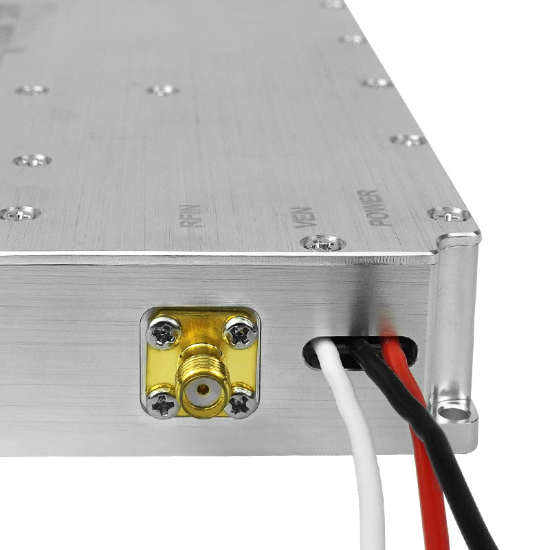 Super Bandwidth 100-1000 MHz 50 W Power Amplifier Aluminum UAV Drone Frequency Blocker