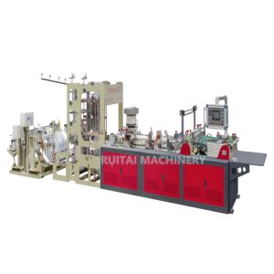 China Zipper attachment bag making machine with Automatic slider insertion system on sale