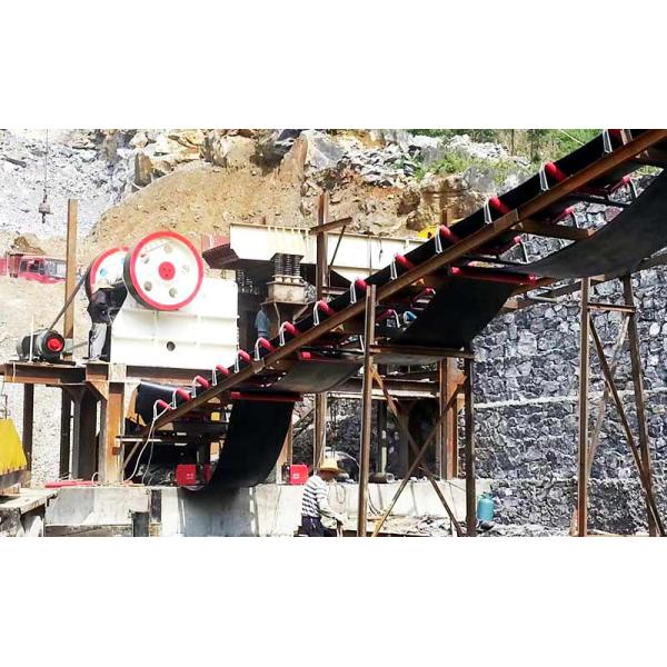 480mm Max Feeding Size Mining Rock Crusher Fixed Crushing Line 90 Kw Power