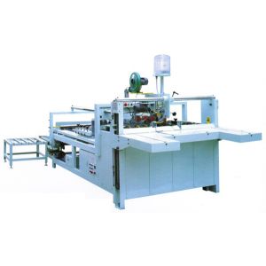 Fully Automatic Folder Gluer Machine, inline stitcher or strapper unit as option