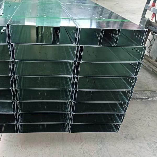 Non Flammable Fire Resistance Galvanized Wall Mounted Cable Tray Installation Method