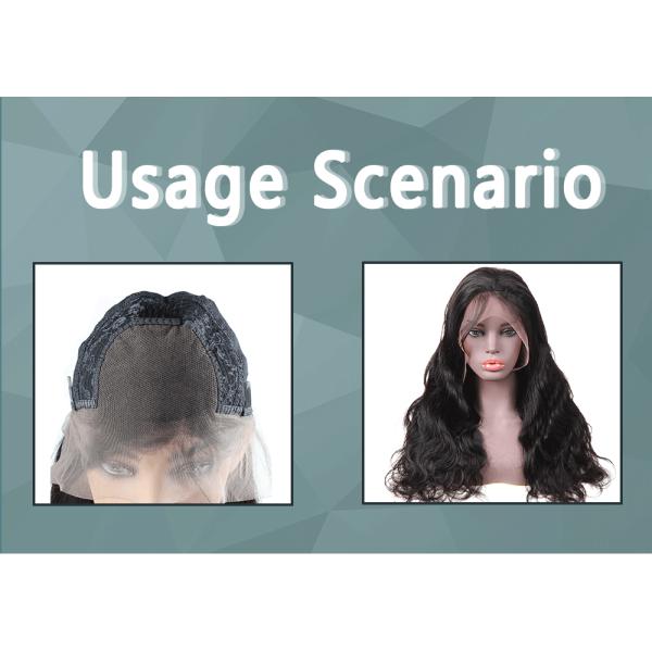 Stretchable 17.1cm Depth Breathable Wig Cap With Adjustable Straps