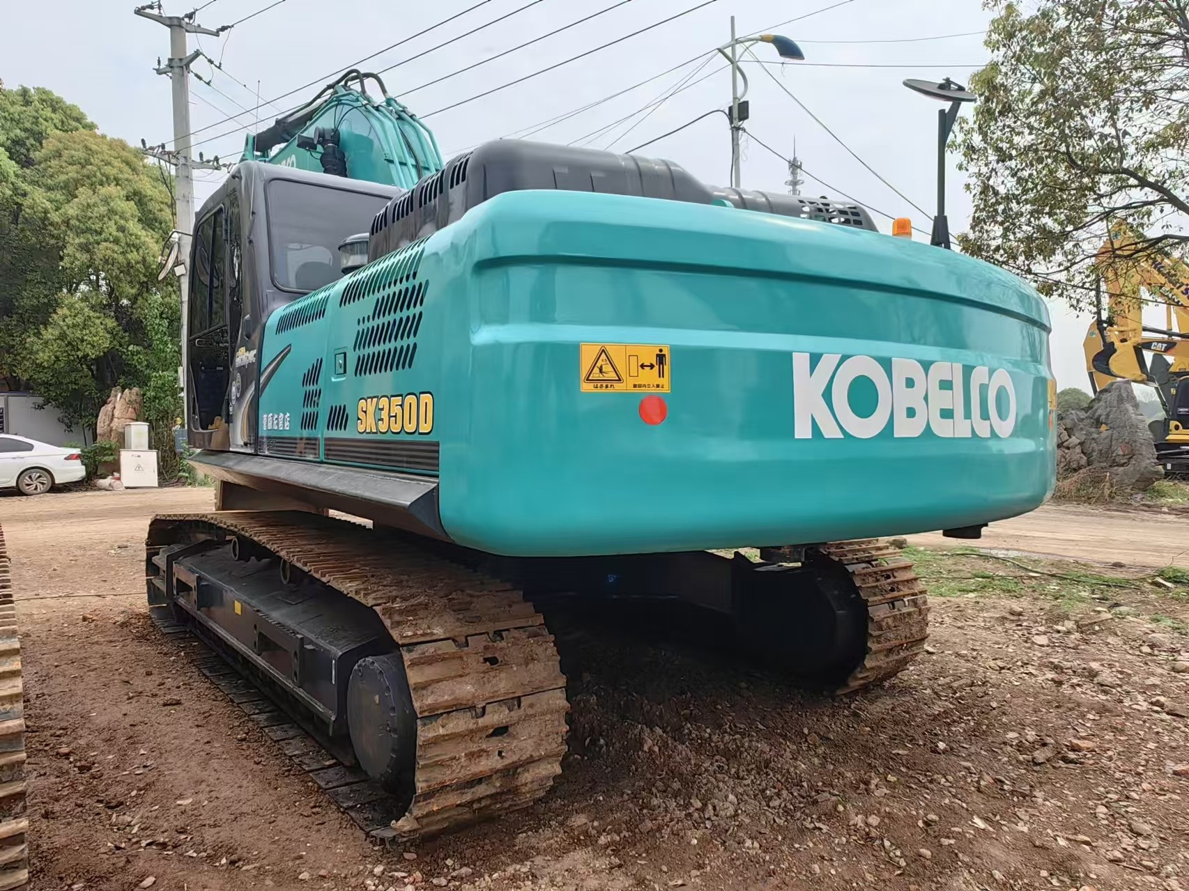36Ton Used Kobelco Sk350D Excavators construction machine