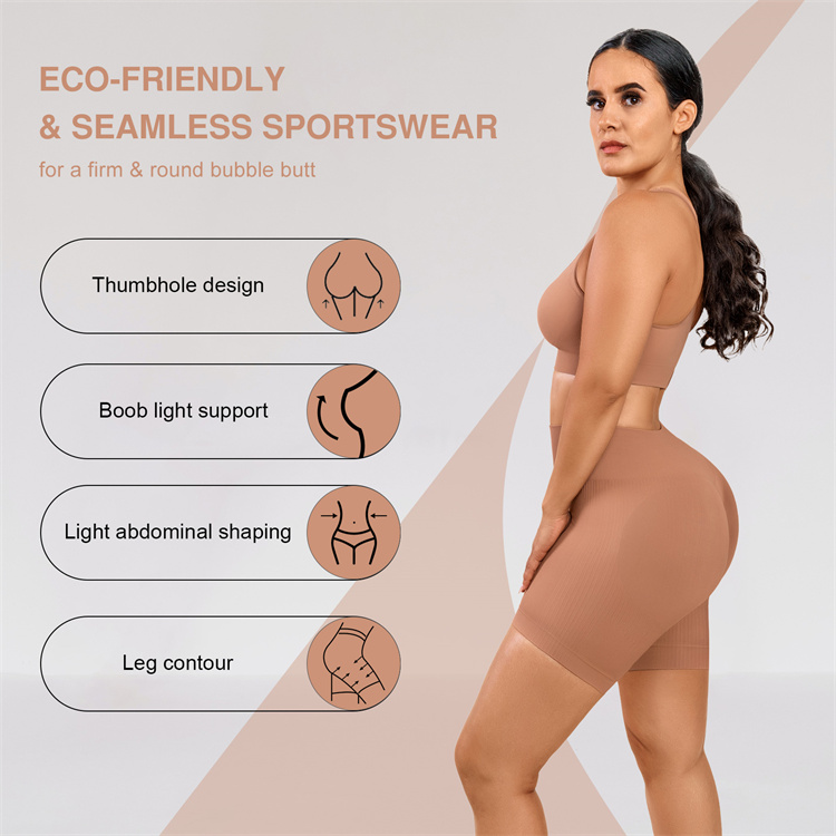 Custom gym fitness high waist two piece seamless yoga set ECO friendly HEXIN plus size