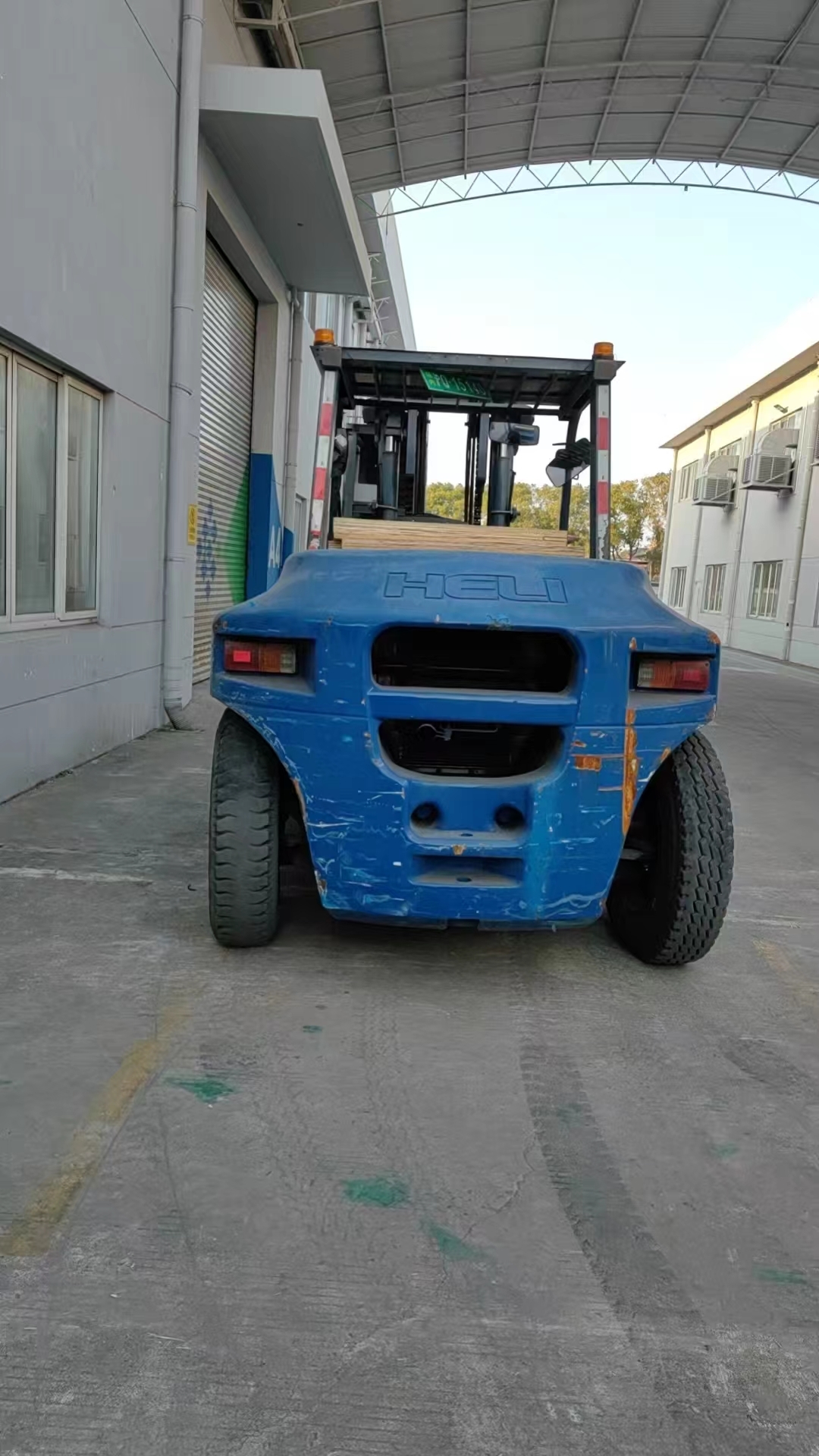 Original HELI CPCD100 10 Ton Diesel Forklift Used Lifting Machine HELI H2000 Series Heli 3 Tons 5Tons 7 Tons 10 Tons