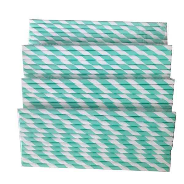 Colorful Paper Drinking Straws Bubble Tea Straws With CMYK Pantone
