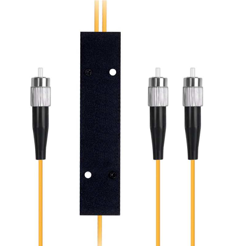 Free Sample Pigtail Type FTTH FC UPC 1x2 PLC Fiber Optic Splitter