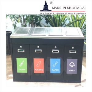 China Office Building 100L L900mm Outside Trash Cans on sale