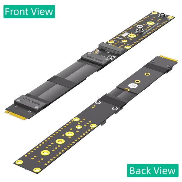 SATA Computer Adapter NVMe SSD Extension Cable 20cm PCIe 3.0 X4 Adapter