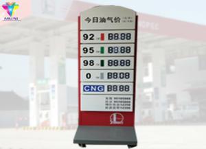 Quality Segment Led Gas Price Sign , IP65 Promotion Electronic Gas Price Signs for sale