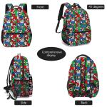 Cartoon Full Printed Large Capacity Backpack Primary School Backpack Load