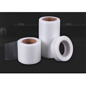 China 50mm Wide Fiberglass Netting Mesh Self Adhesive Drywall 90m Roll on sale