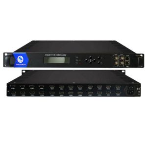24 Channels Ip Video Encoder Video Streaming Hardware H.264 IPTV Encoder