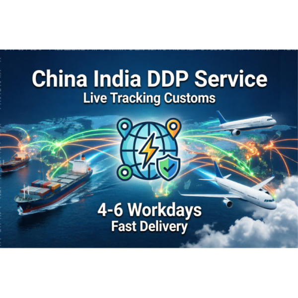 China India DDP Service Live Tracking Customs 4-6 Workdays Fast Delivery