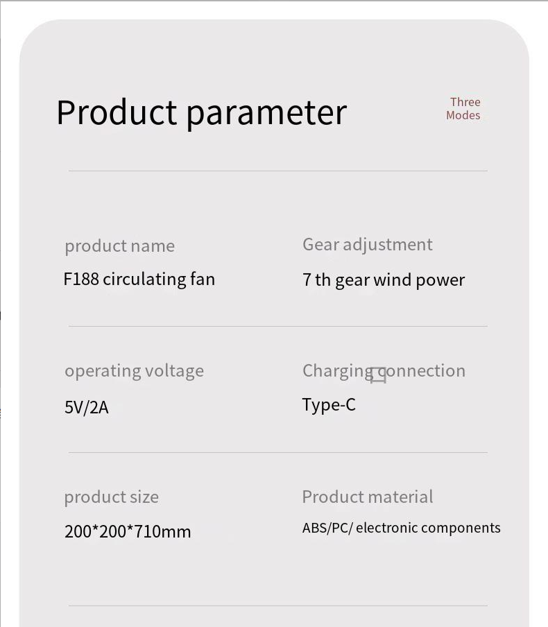200*200*710MM Hotel Fan with Light and Remote Control Vertical Telescopic Design