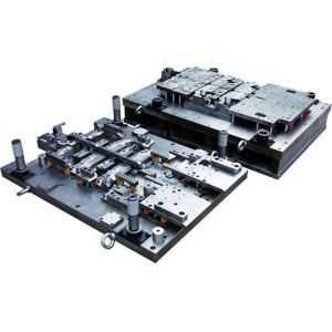 Sheet metal stamping tools using Misumi punch​es and dies , inhouse tooling