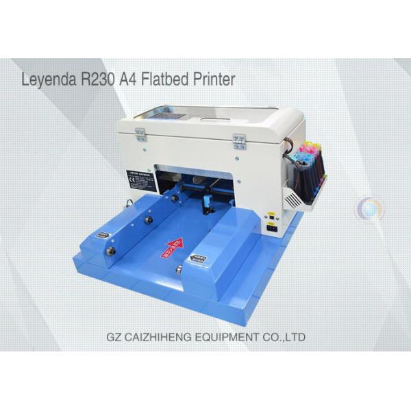 Offset A4 Small Format UV Flatbed Printer , 1440dpi Eco Solvent Printing Machine