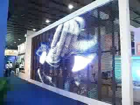 P20 DIP 346 Outdoor Transparent LED Screen Transparent Glass Led Display
