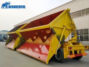 Buy cheap Enhanced Stability U Shape Tri-Axles Self Loading Capacity 60 Tons Stone from wholesalers
