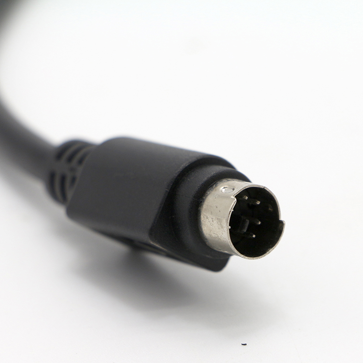 Custom Male To Male 6 PIN Mini DIN Plug Video Audio MIDI Extension Cable For PS2 Keyboard
