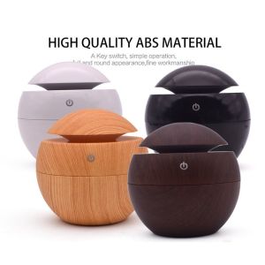 Wood Grain Plastic Lamp Cover USB Aromatherapy Diffuser