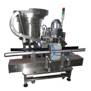 China Full Automatic Pneumatic Screw Capping Machine Monoblock Liquid Filling Machine on sale