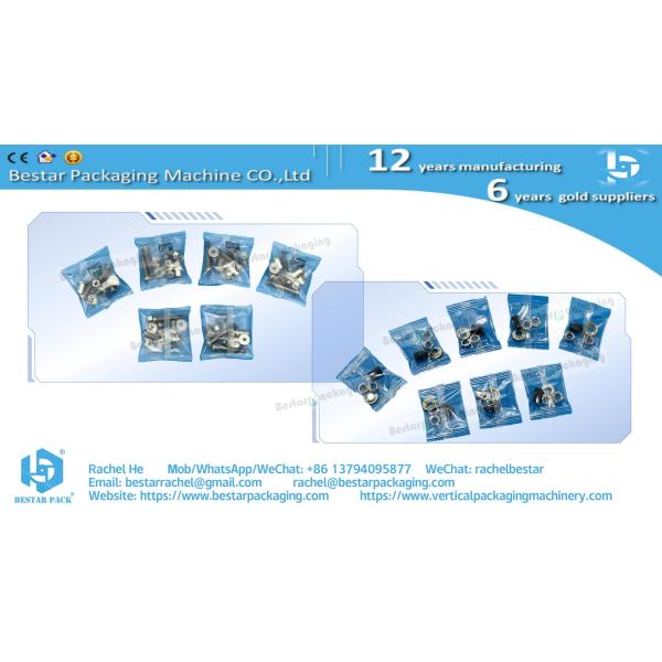 Automatic Counting Packaging Machine with 9 Custom Vibratory Bowls and Bucket Conveyor for Hardware