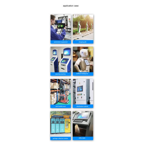 Huiyuan Fanless Aluminum Industrial Panel PC 10-Point Touch Screen-Supports Android/Windows Embedded OS Wall Mount
