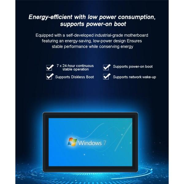 High Performance 27 Inch Embedded Industrial Touch Panel PCs 1080p Full Hd Lcd Monitor