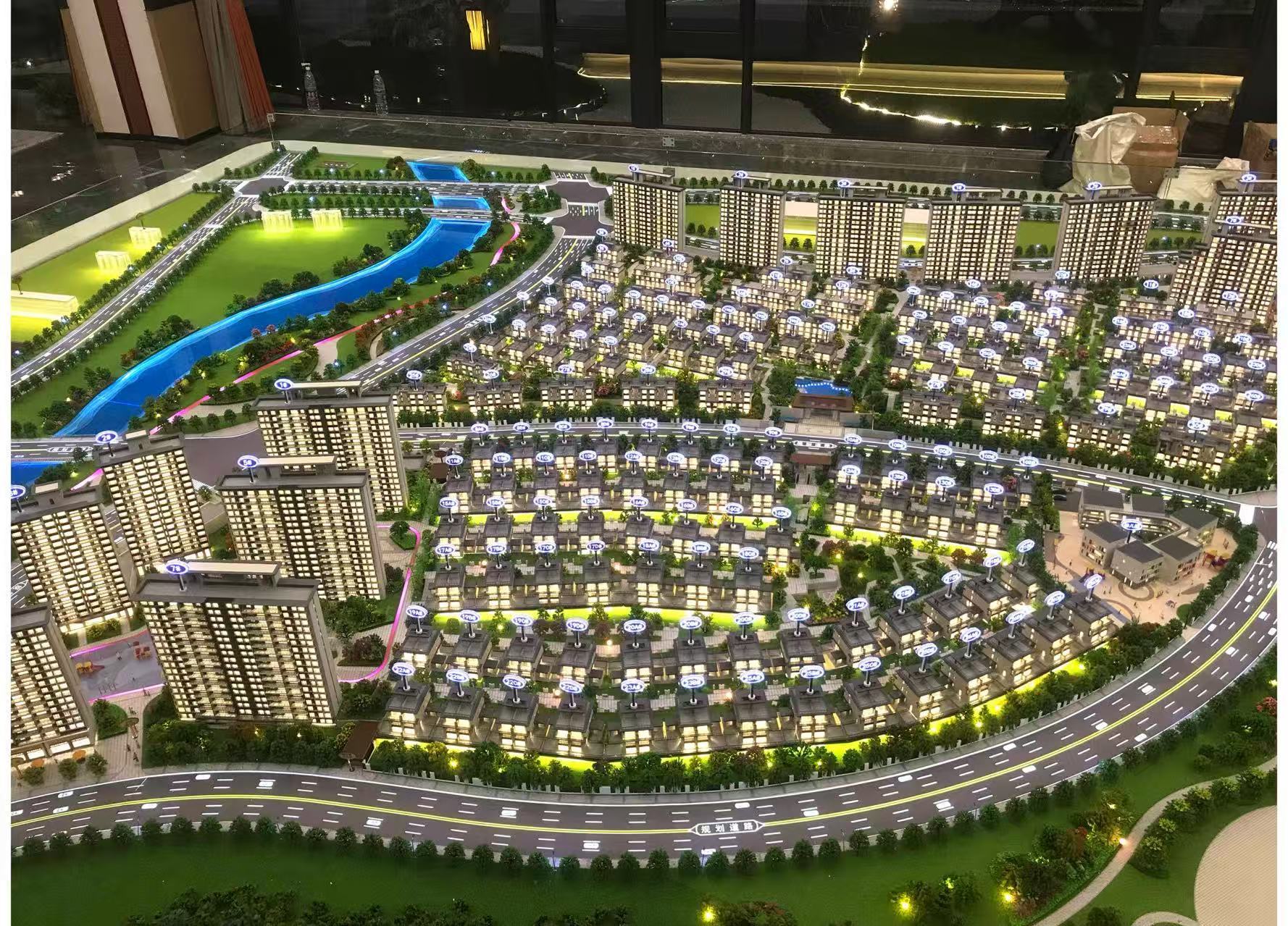 Residential Commercial 1:100 Scale Buildings Architectural Model Display Customized