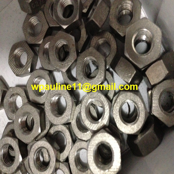 SS321 stainless steel hex jam nut hex head nut