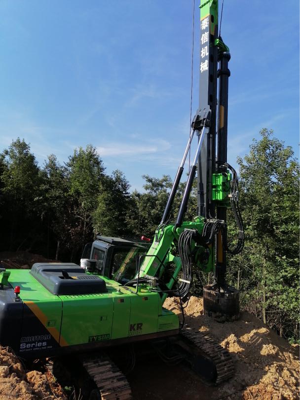 KR110D Hydraulic Rotary Piling Rig Machine For Electric Power Construction Max. drilling diameter 1200 mm