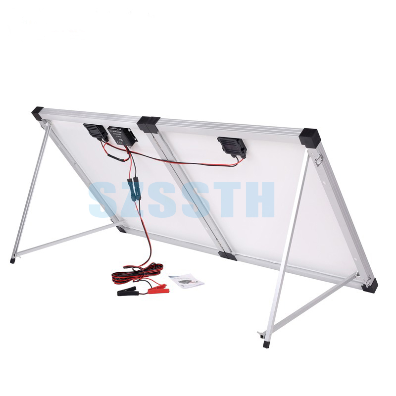 5.56A Glass Fold Up Solar Panels 250W 300W Portable Monocrystalline Solar Panel