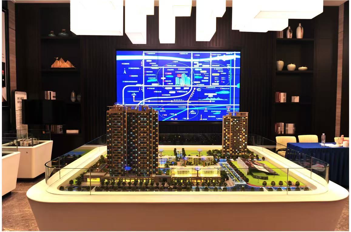Modern Residential 1:100 Scale Model Complex Urban Model Architecture