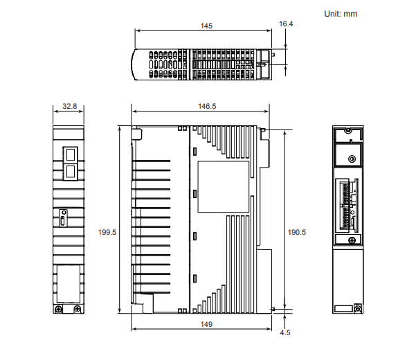 Compact Yokogawa CP471-01 S1 Processor Module 20*12*6CM Dimension 0.8Kg Weight